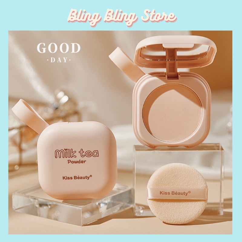 Phấn Phủ Nội Địa Trung Phấn Phủ Dạng Nén Kiềm Dầu Che Khuyết Điểm KISS BEAUTY