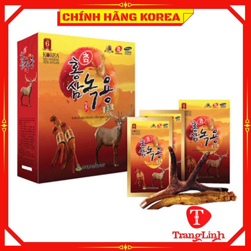 Nước hồng sâm nhung hươu Kanghwa hàn quốc, hộp 30 gói - tranglinhkorea