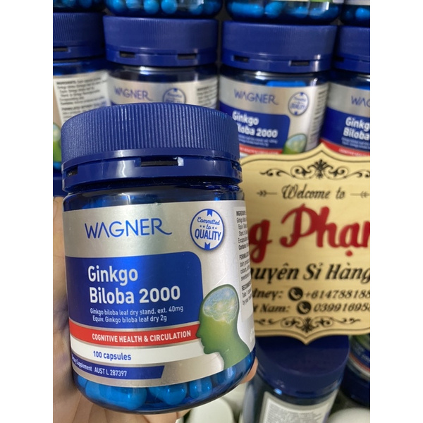 Wagner Ginkgo Biloba 2000  - Bổ não hãng Wagner - Date 1/2025