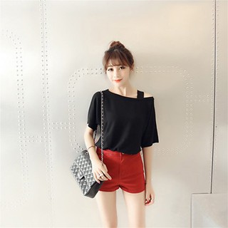 FREESHIP ĐƠN 99K_ Áo thun trơn nữ hở vai tay ngắn
