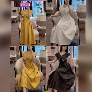 (VÁY BÁN CHẠY) Váy xòe nữ  tiểu thư chất xốp  dự tiệc