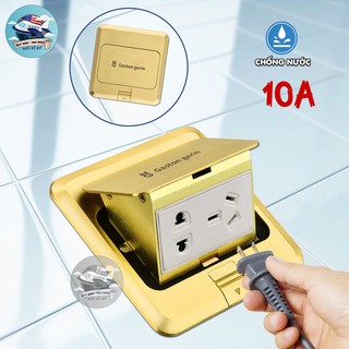 Ổ CẮM ĐIỆN ÂM SÀN MẠ VÀNG CAO CẤP