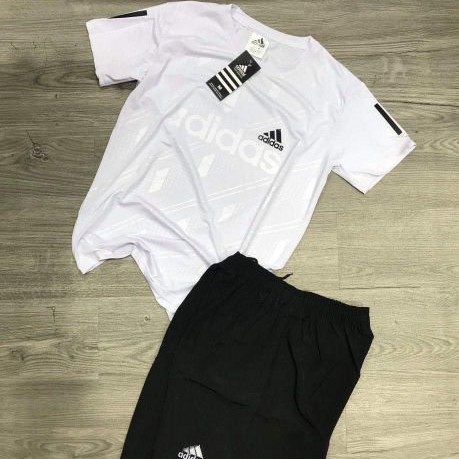 Bộ Hè Nam, Bộ Thể Thao Nam Adidas Cộc tay chất liệu thun lạnh mềm mịn - TM03 | BigBuy360 - bigbuy360.vn