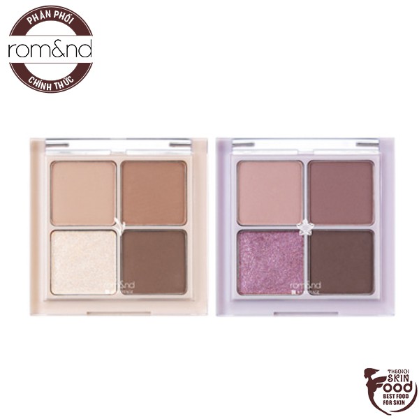 [HANBOK PROJECT] Bảng Phấn Mắt 4 Màu Long Lanh Romand Better Than Eye 6.5g