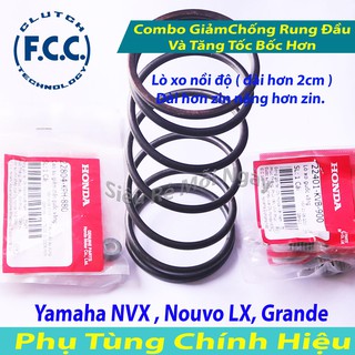 Combo lò xo nồi độ cho NVX, Nouvo LX, Grande, Tăng tốc mượt chống rung đầu xe