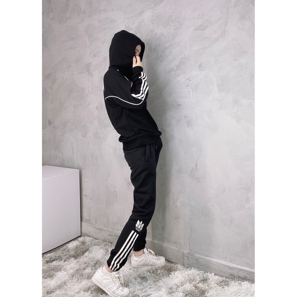 (HÀNG XUẤT XỊN) Áo Hoodie Das đen 1791 BIG TREFOIL ABSTRACT HOODIE BLACK Made in Cambodia full tag code  SIZE S M L | BigBuy360 - bigbuy360.vn