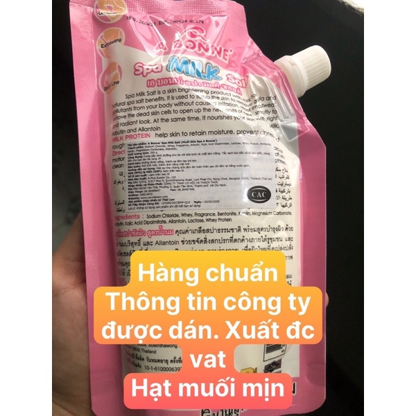 Muối Tắm Bò Tẩy Tế Bào Chết Chính Hãng A Bonne Spa Milk Salt Thái Lan 350gr