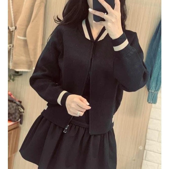 Áo khoác dạ, áo phao kiểu dáng BOMBER - Hàng cao cấp, chấ