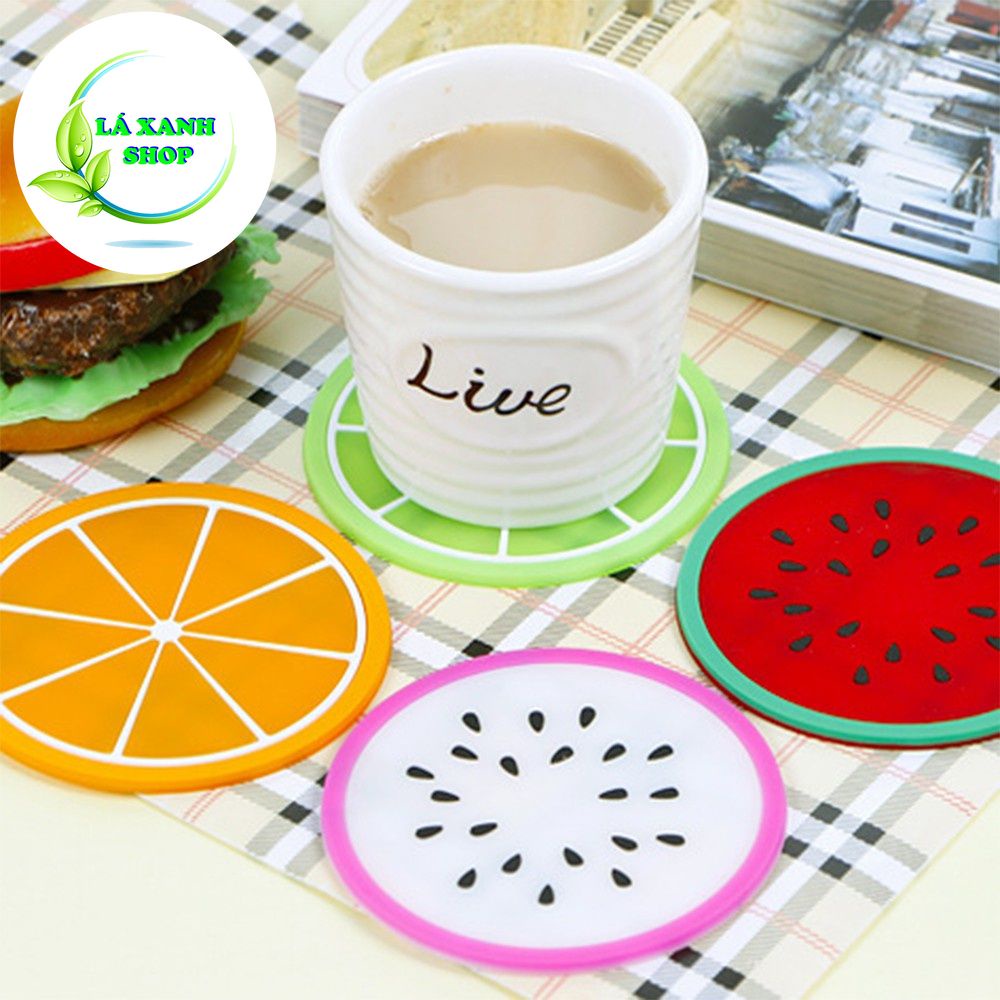 Miếng Lót Cốc - Lót Ly Lát Hoa Quả - Trái Cây
