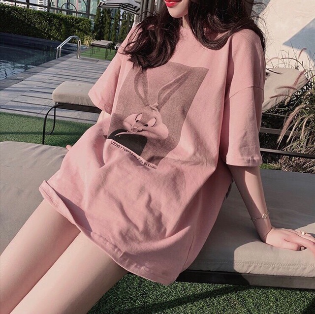 Áo Pull Thỏ Hồng