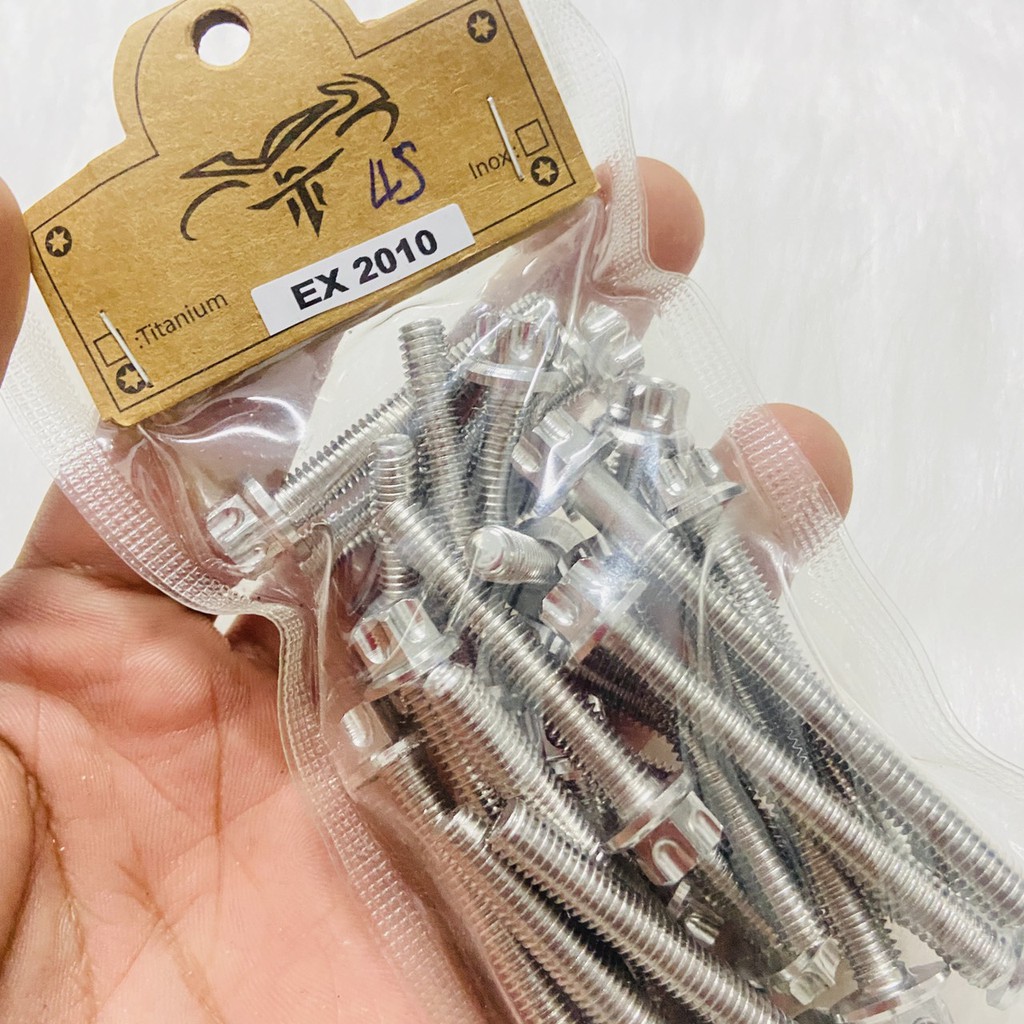 ( SIÊU XỊN) BỘ ỐC INOX SALAYA GẮN FULL LỐC MÁY CHO MỌI DÒNG XE