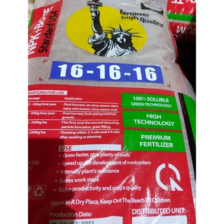 Phân bón NPK 16-16-16+Bo+TE I Nữ Thần (1kg)