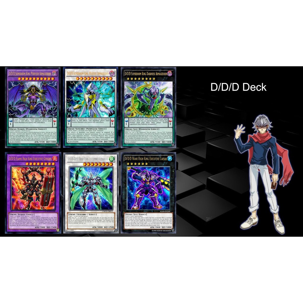 Yugioh - Bộ Bài D.D.D Tiếng Nhật Cho Anh Em Tạo Deck Mới!