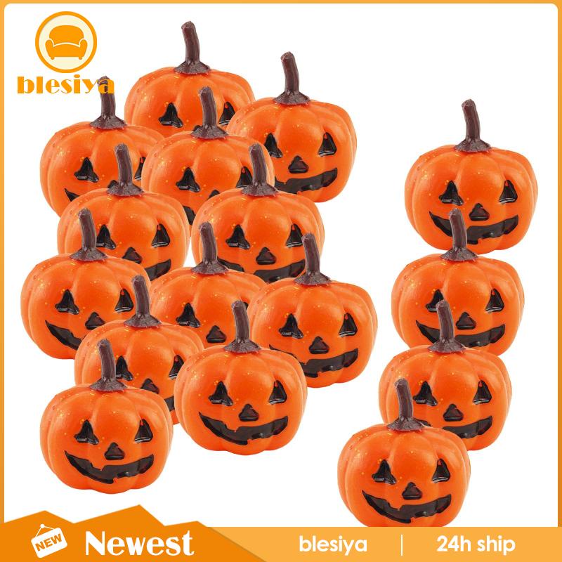 [Blesiya] 16 Miếng Xốp Hình Bí Ngô Phong Cách Nông Trại Halloween