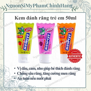 Kem Đánh Răng Nuốt Được Cho Bé Yêu Từ 1-6 tuổi Nevcos Nga Hương Vị Trái Cây