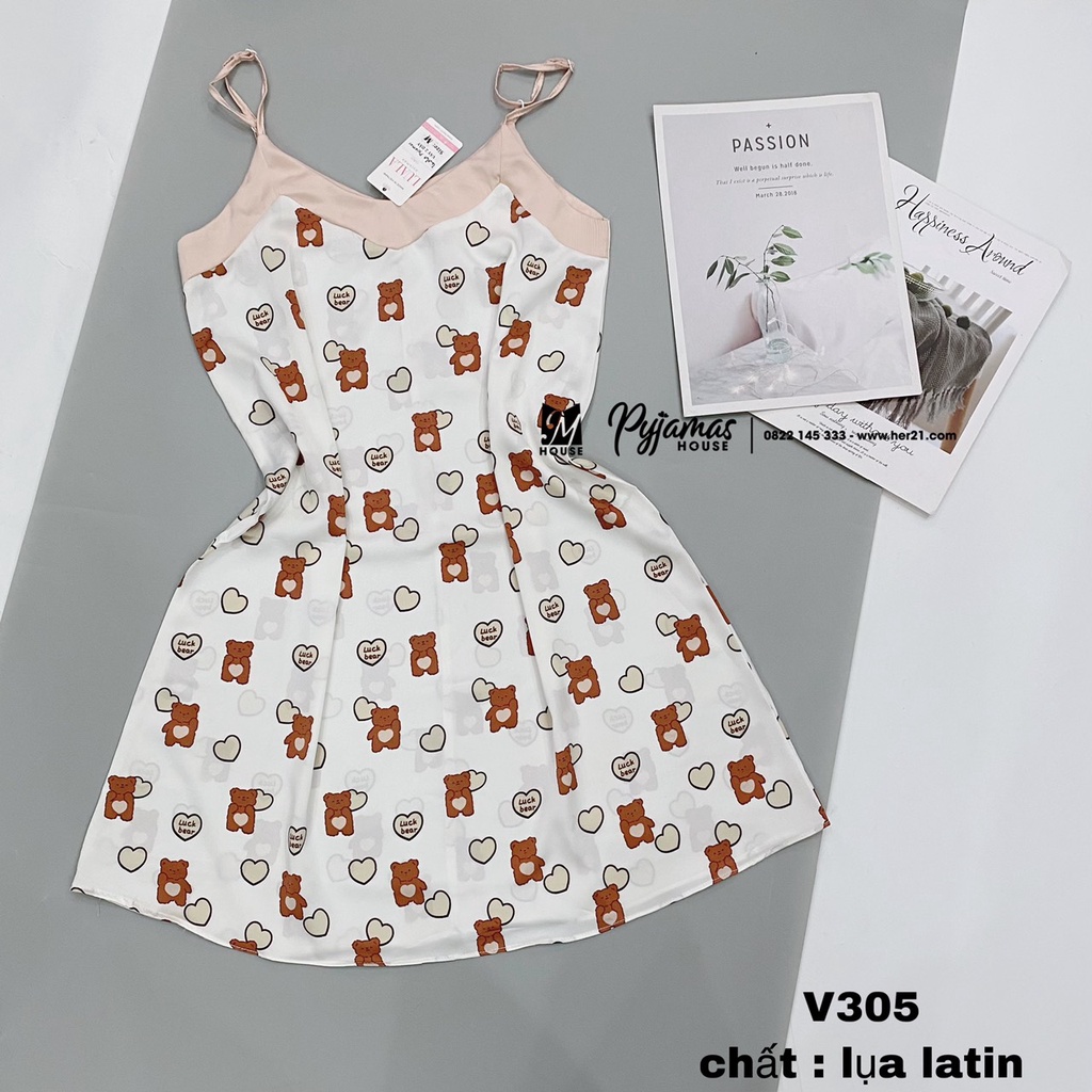 Bộ Đồ Ngủ - Đồ Mặc Nhà Váy hai dây Latin - Luala Pyjamas | BigBuy360 - bigbuy360.vn