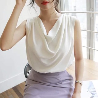 Áo lụa cổ đổ hàng cao cấp