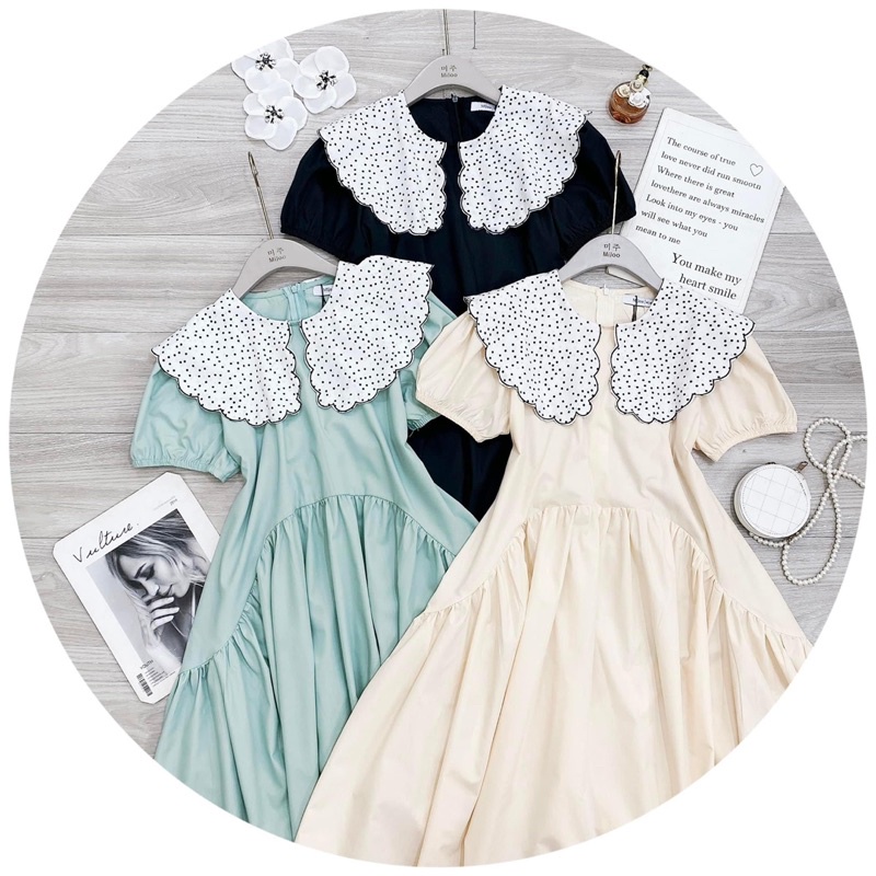 Váy suông tay bồng MIJOO