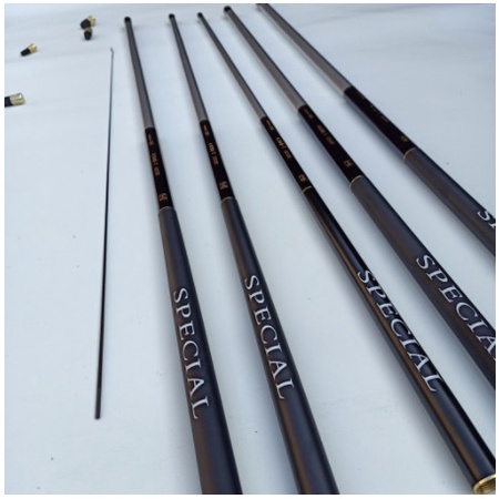 Cần câu tay chính hãng Shimano Borderless phiên bản k tặng kèm ngọn phụ đặc 3m6 4m5 5m4 6m3 và 7m2