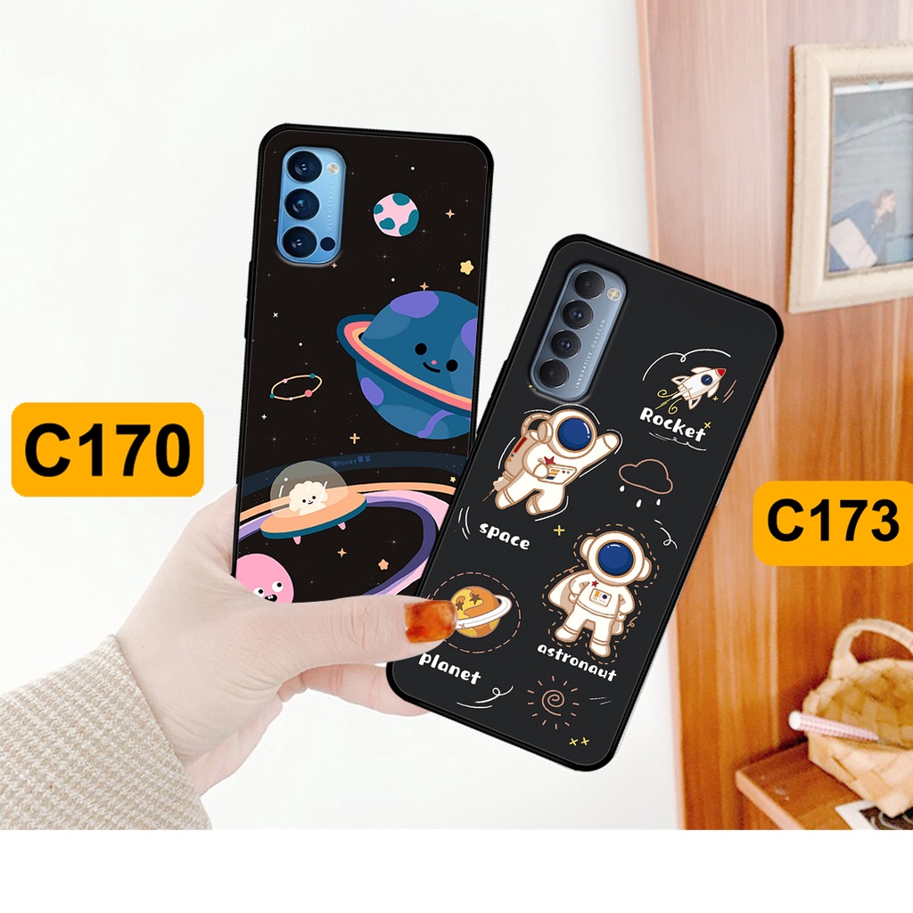 Ốp Oppo Reno 4 - Reno 4 Pro - Reno4 - Reno4 Pro in hình astronaut, phi hành gia vũ trụ hottrend, độc đáo, cá tính.