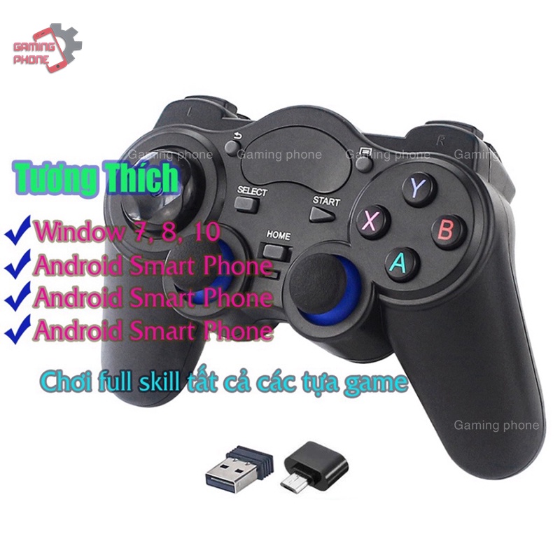 Tay cầm chơi game PC  Laptop  Điện Thoại  TV Android  TV Box Tay cầm chơi game không dây USB Bluetooth 2.4G | BigBuy360 - bigbuy360.vn