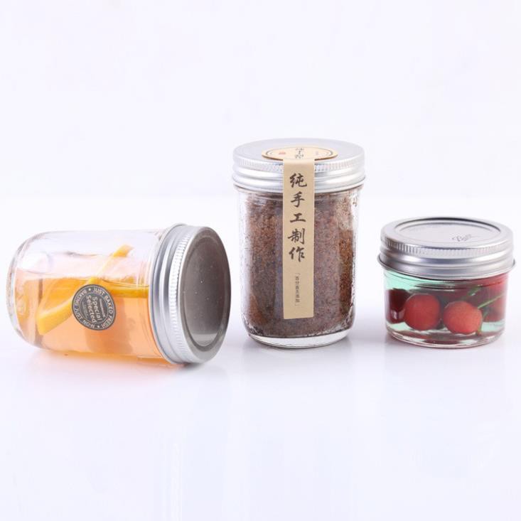 COMBO 10 HŨ THỦY TINH 100ML NẮP NHÔM ĐỰNG PATE, HẠT, LÀM SỮA CHUA, CARAMEN