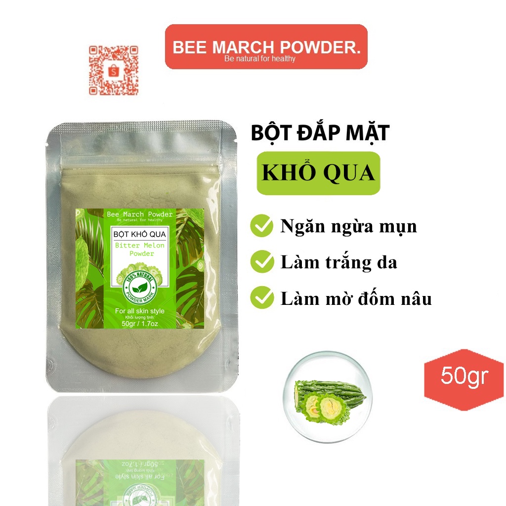 Bột đắp mặt nạ Khổ Qua HANDMADE - Bột Thiên Nhiên