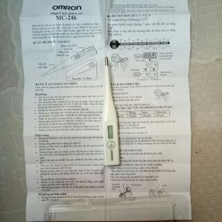 Nhiệt kế điện tử Omron MC246