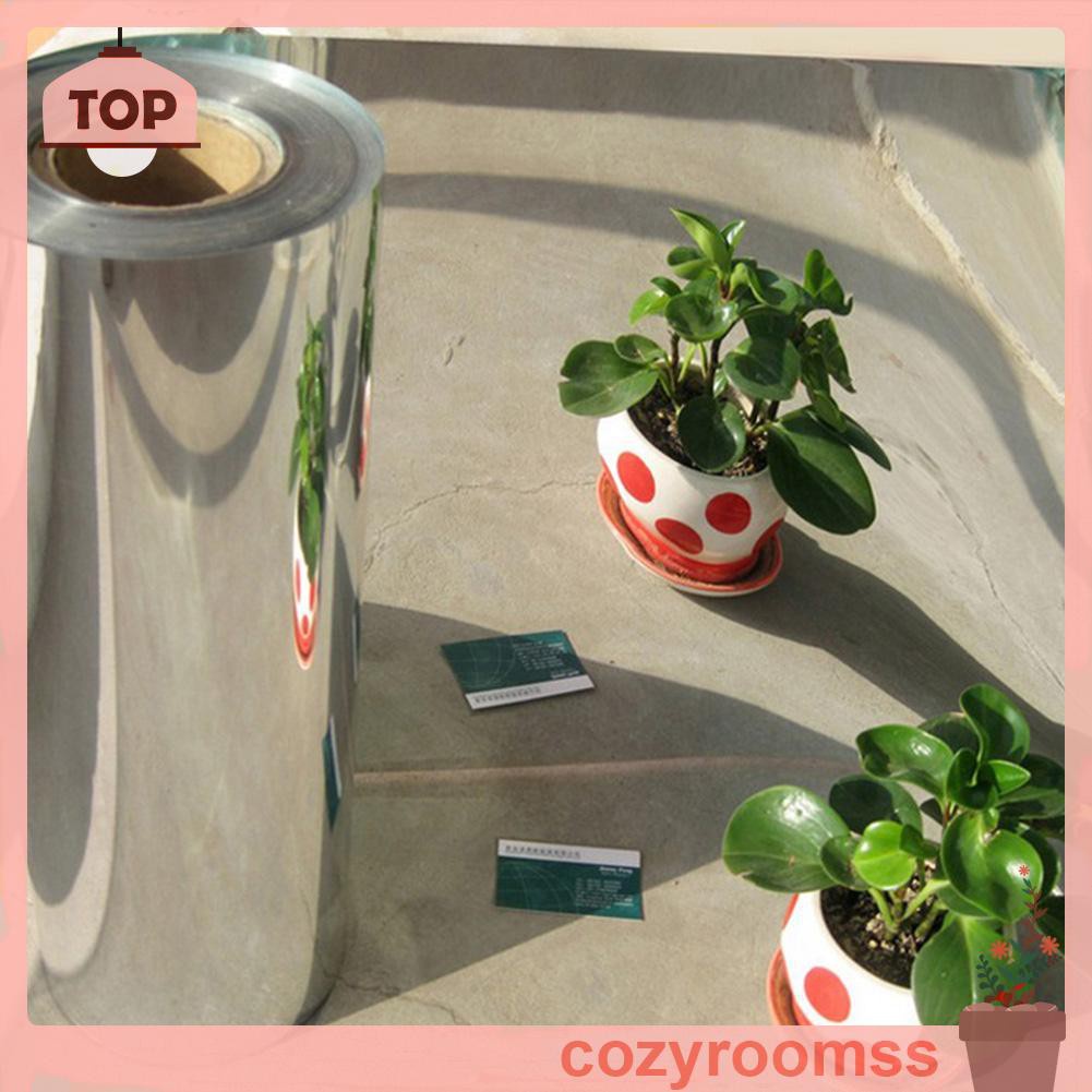 Tấm Phim Tráng Gương 60x100cm Màu Bạc Phản Quang Dùng Trang Trí