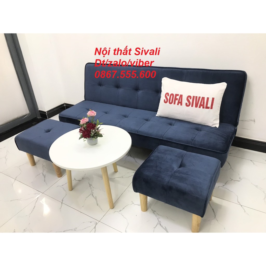 SFB09-Bộ ghế sofa bed, sofa giường phòng khách Sivali, salon, sopha, sa lông, sô pha