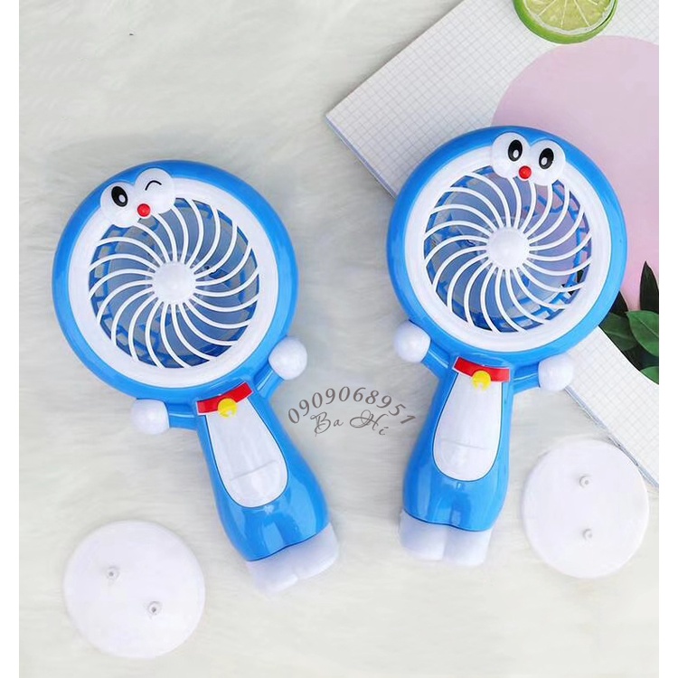 Quạt sạc mini cầm tay doremon