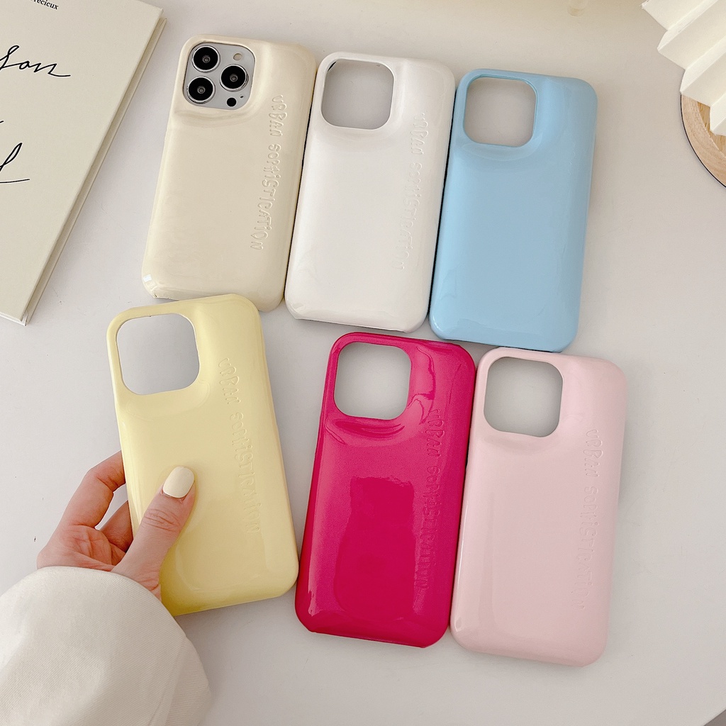 Ốp Điện Thoại Mềm In Chữ Xà Phòng Cho iphone 13 Pro Max 11 12 Pro Max