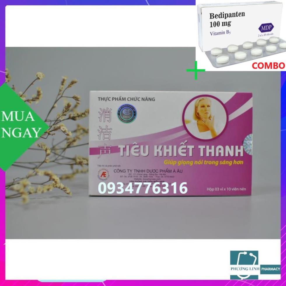 Combo Bedipanten 100mg +  TIÊU KHIẾT THANH