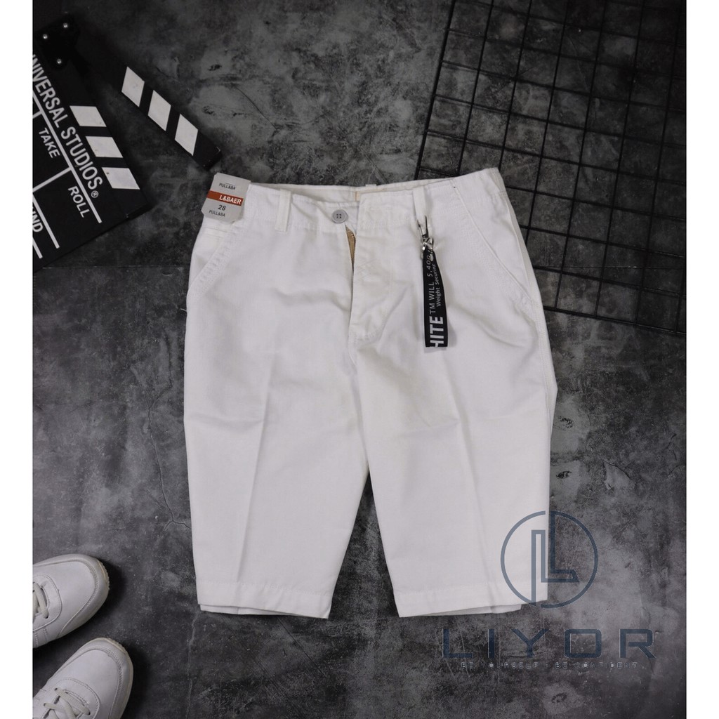 Quần short kaki nam trơn đơn giản chất liệu kaki cao cấp độc đáo - Liyorf - QKK004
