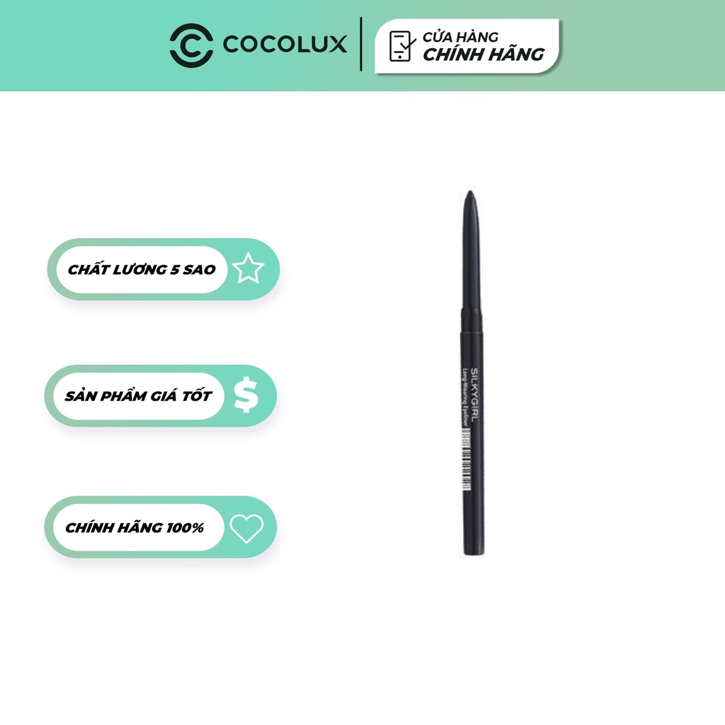 Chì kẻ mắt Silkygirl Long-Wearing Eyeliner-[Cocolux]