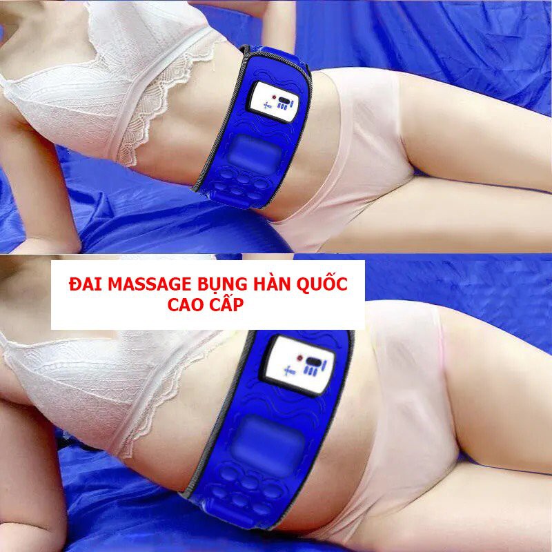 [Đổi trả 7 ngày] Đai Massage Bụng Hàn Quốc X5 Đánh Bay Mỡ Bụng Tại Nhà 2 Chế Độ cao cấp - có bảo hành