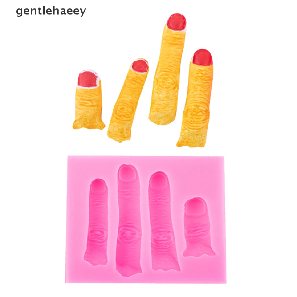 Khuôn Silicone Làm Bánh Hình Ngón Tay Chủ Đề Halloween