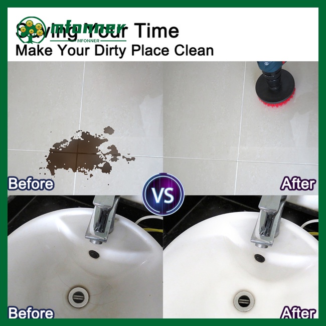 Set 12 Đầu Cọ Vệ Sinh Gắn Máy Khoan Điện Tiện Lợi