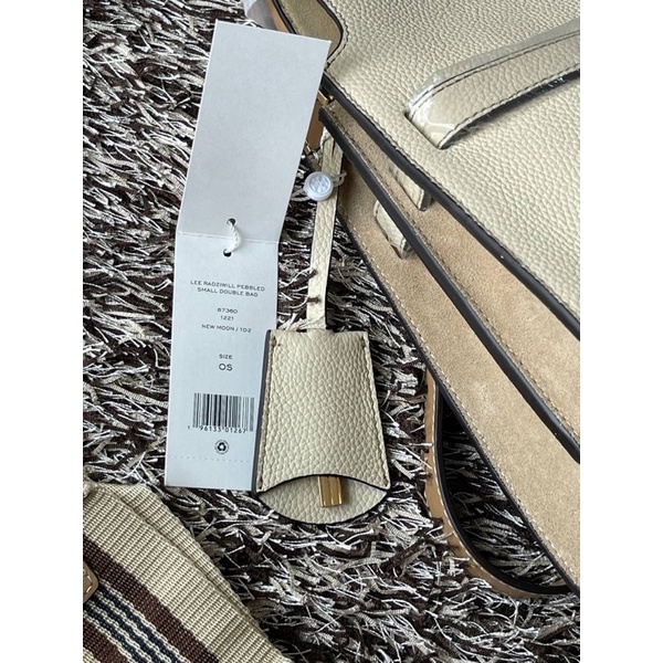 💕  Tory Burch Lee Radziwill Pebbed Small Double Bag 🔥