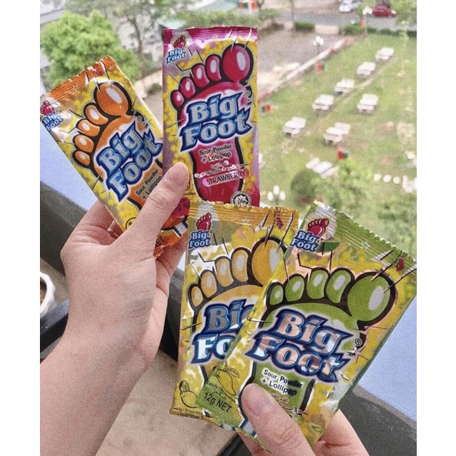 kẹo que big food bàn chân 1cái