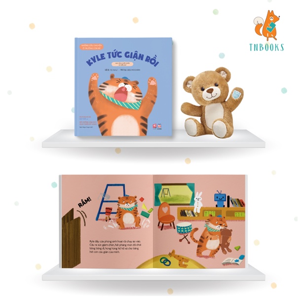 Sách - Những câu chuyện ở trường của bé - Bồi dưỡng cảm xúc phát triển kỹ năng - Picture Book Bộ 8 Cuốn (2-12 tuổi)