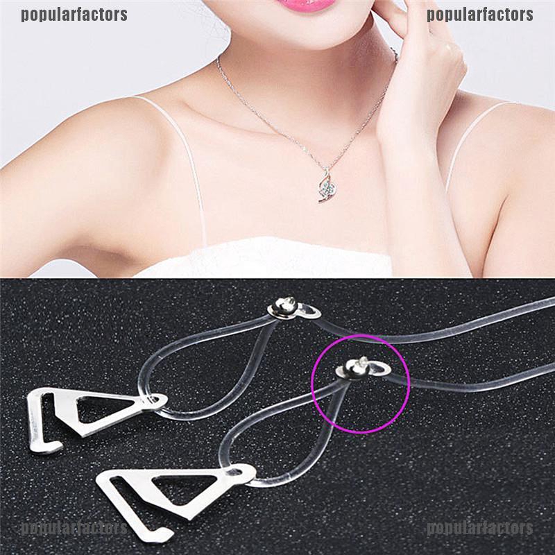 1 Cặp Áo Ngực Trong Suốt Có Thể Điều Chỉnh