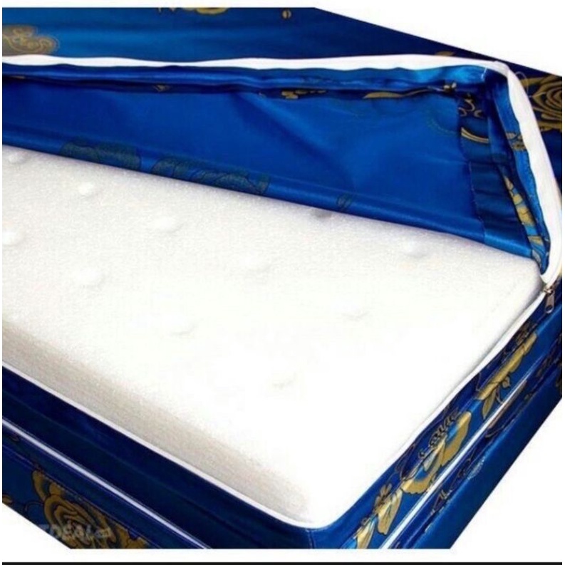 Áo bọc nệm gấp 3 độ dày 10 phân vải gấm valize cao cấp, đủ kích thước.