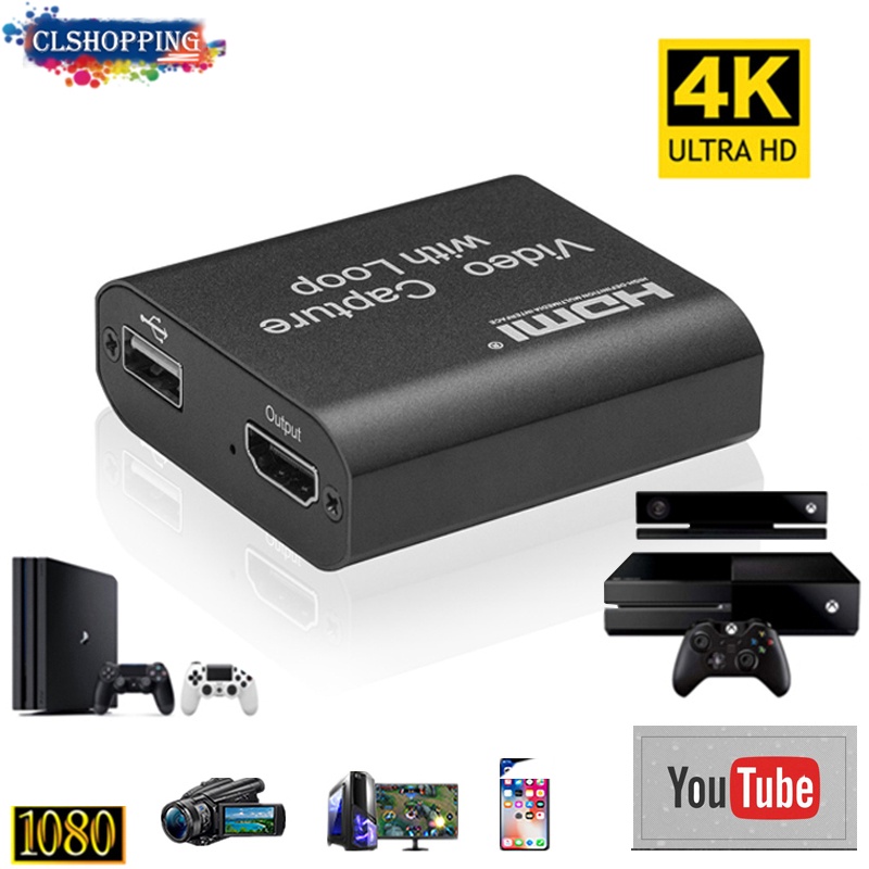 Thiết bị chuyển đổi video từ HD 1080p 4k HDMI sang USB 2.0 3.0 HDMI