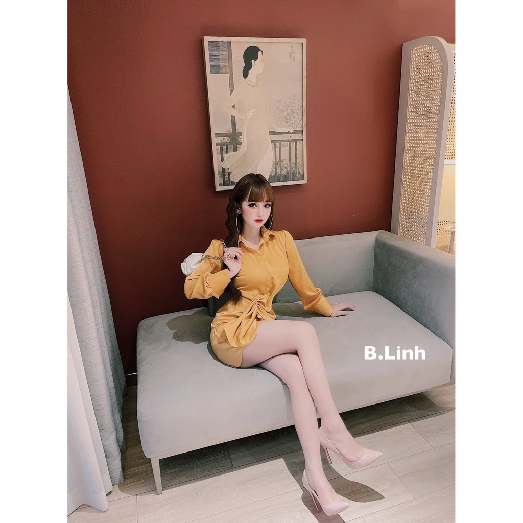 (C416)Set áo sơ mi vạt lệch + quần đùi rời xinh xắn thiết kế kín đáo nhưng vẫn cực sẽxy mẫu mới siêu đẹp siêu hót hít -