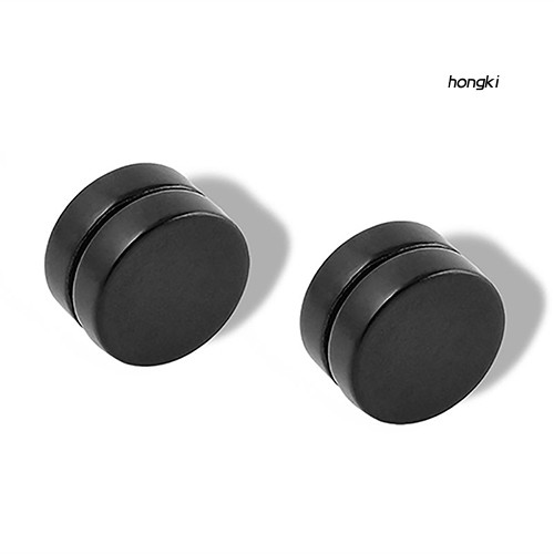 (Hàng Mới Về) 1 Cặp Bông Tai Nam Châm Tròn Không Cần Xỏ Lỗ Cho Nam