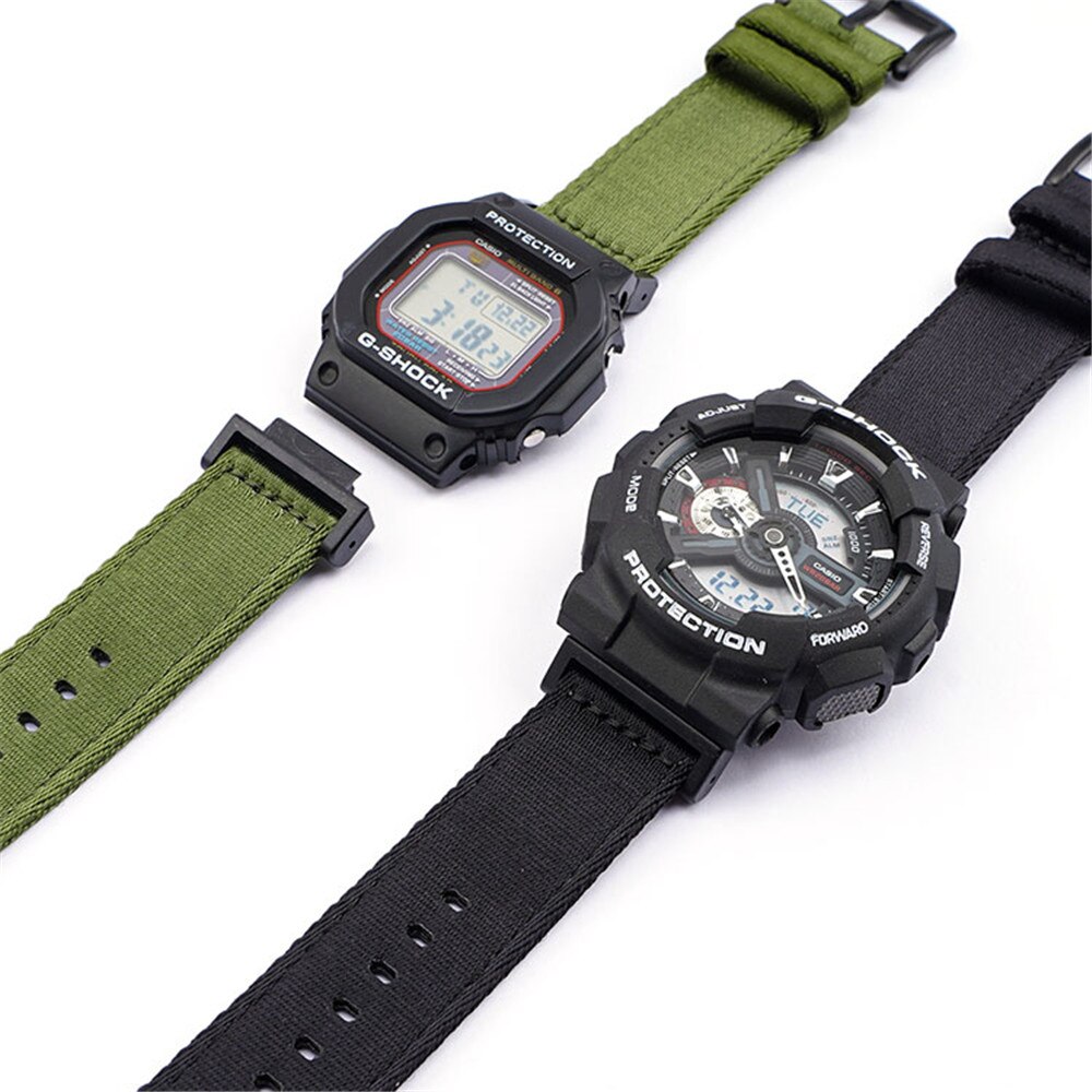 1 Cặp Đầu Nối 16mm Bằng Thép Không Gỉ Cho Casio G-Shock Ga-110 / 100 / 120 Gd-100 / 110 / 120 Dw-5600 5610 Gw-M5610