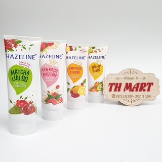 SỮA RỬA MẶT HAZELINE DƯỠNG ẨM SÁNG DA / TẨY TẾ BÀO CHẾT / NGỪA MỤN DƯỠNG SÁNG 100G