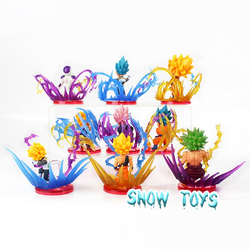 Mô hình Dragon Ball - Trọn bộ 9 nhân vật Dragon Ball Super tự chọn - Dragon Ball Super WCF Burst - Cao 8,5cm