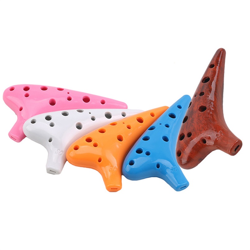 1 Kèn Ocarina Gốm 12 Lỗ Chuyên Nghiệp Cho Bé